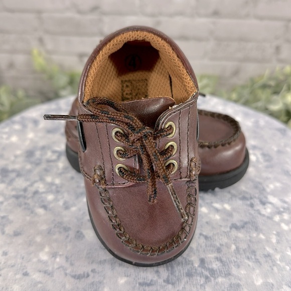Rugged Outback Smart Fit by Payless Brown Casual Deck Shoes Baby Boys 4M🤎EUC - Picture 7 of 8